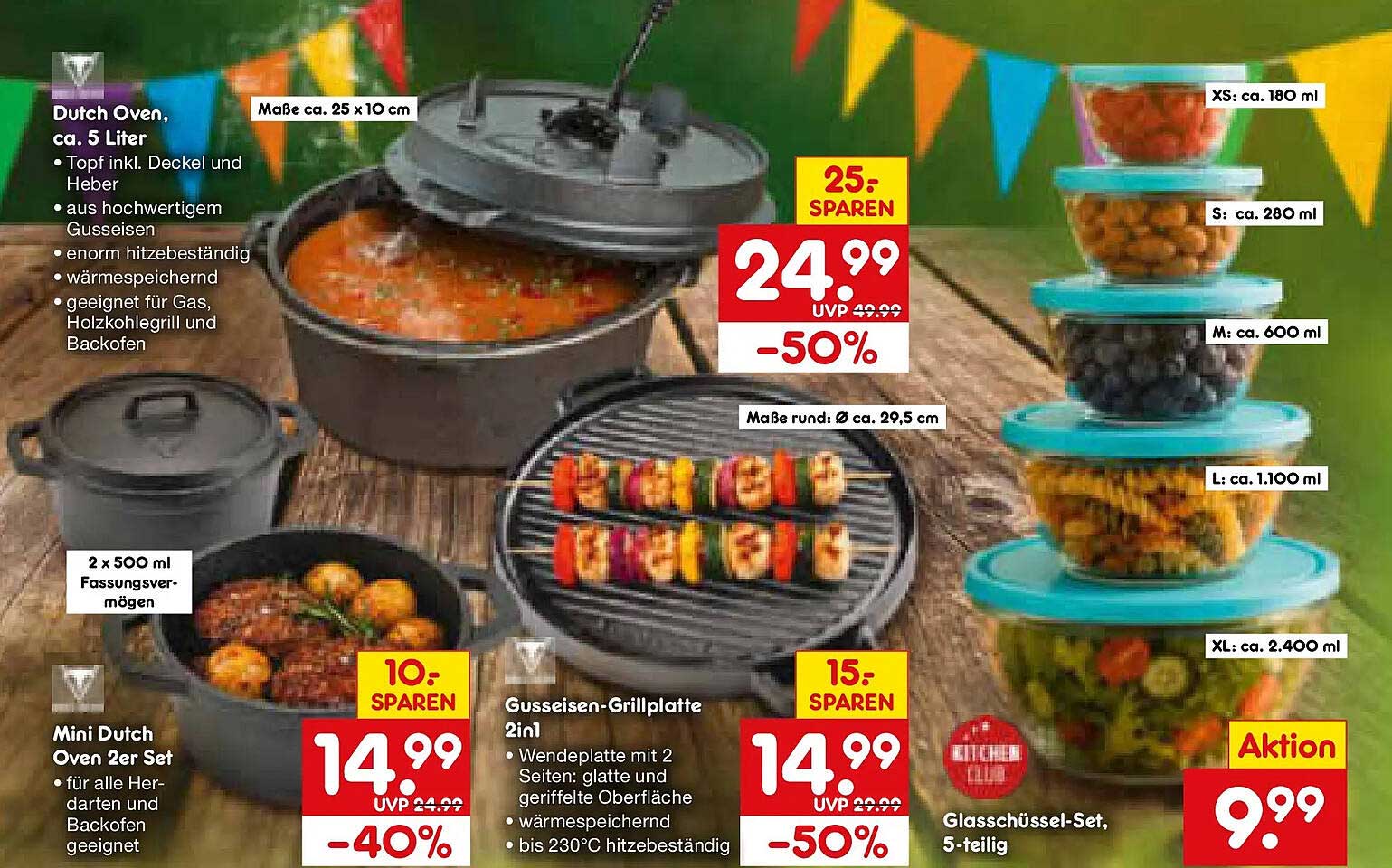 Dutch Oven, ca. 5 Liter