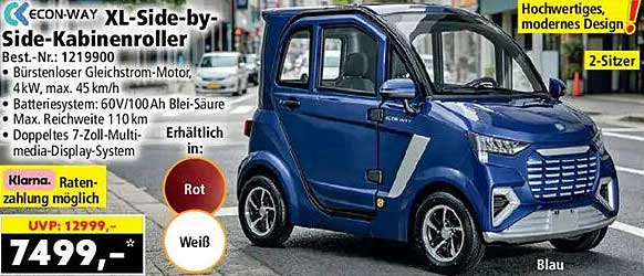 ECON-WAY XL-Side-by-Side-Kabinenroller