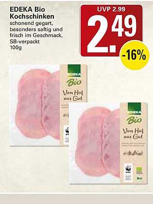 EDEKA Bio Kochschinken