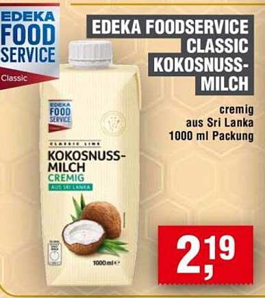 EDEKA FOODSERVICE CLASSIC KOKOSNUSS-MILCH