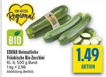 EDEKA Heimatliebe Fränkische Bio Zucchini