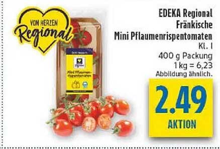 EDEKA Regional Fränkische Mini Pflaumenrispentomaten