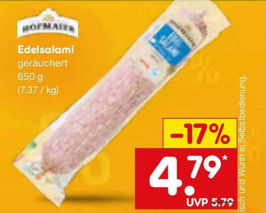 Edelsalami geräuchert 650 g