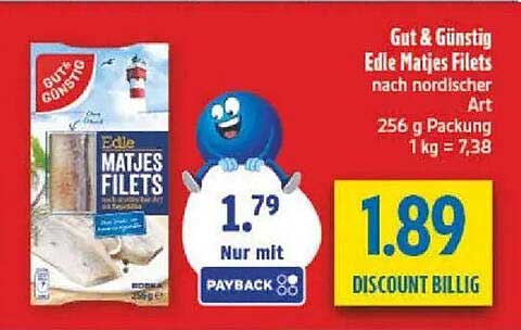 Edle Matjes Filets nach nordischer Art