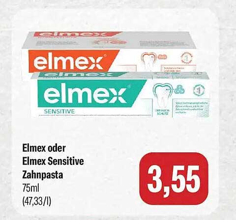 Elmex oder Elmex Sensitive Zahnpasta