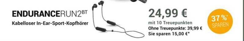ENDURANCERUN2BT Kabelloser In-Ear-Sport-Kopfhörer
