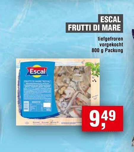 ESCAL FRUTTI DI MARE