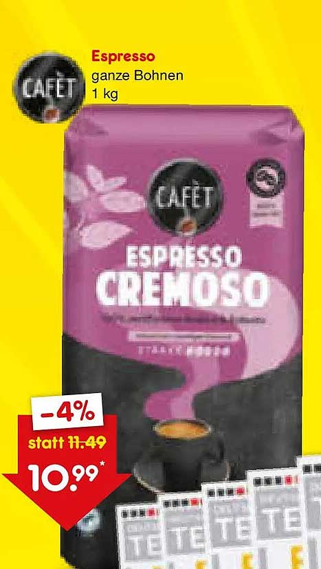 Espresso ganze Bohnen 1 kg