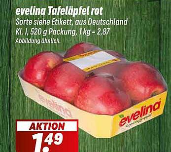 evelina Tafeläpfel rot