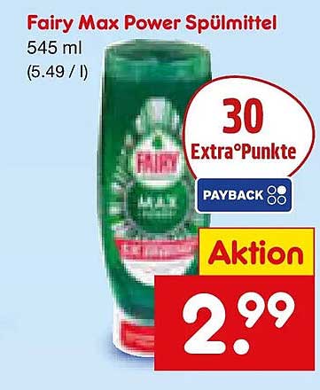 Fairy Max Power Spülmittel