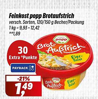 Feinkost popp Brotaufstrich