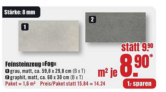 Feinsteinzeug »Fog«