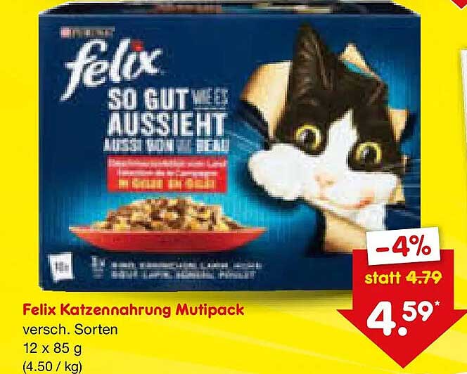 Felix Katzennahrung Multipack