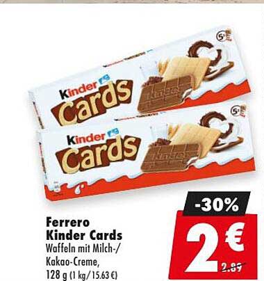 Ferrero Kinder Cards
