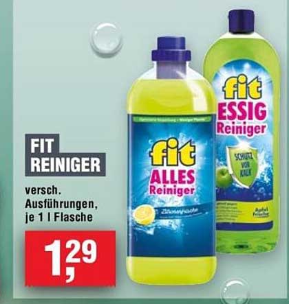 FIT REINIGER versch. Ausführungen, je 1 l Flasche