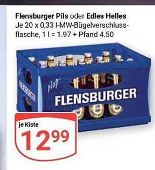 Flensburger Pils oder Edles Helles