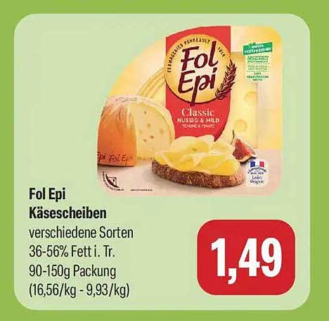 Fol Epi Käsescheiben