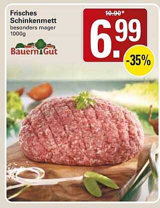 Frisches Schinkenmett besonders mager 1000g