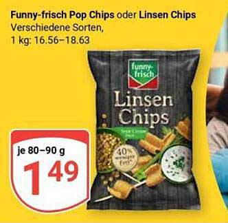 Funny-frisch Pop Chips oder Linsen Chips