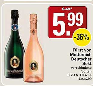Fürst von Metternich Deutscher Sekt