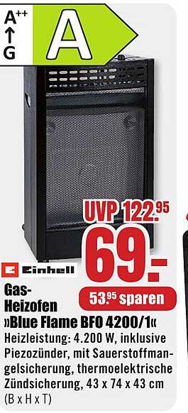 Gas-Heizofen »Blue Flame BF0 4200/1«