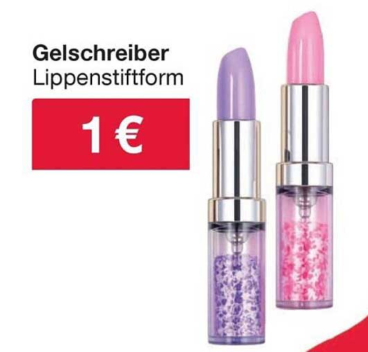 Gelschreiber Lippenstiftform