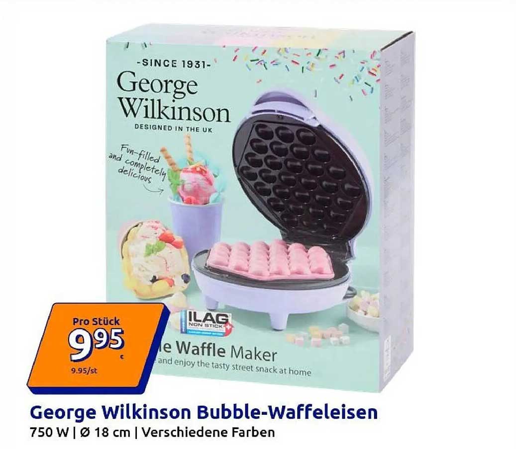 George Wilkinson Bubble-Waffeleisen