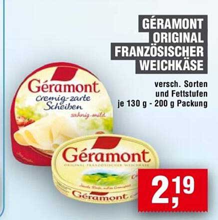 GÉRAMONT ORIGINAL FRANZÖSISCHER WEICHKÄSE