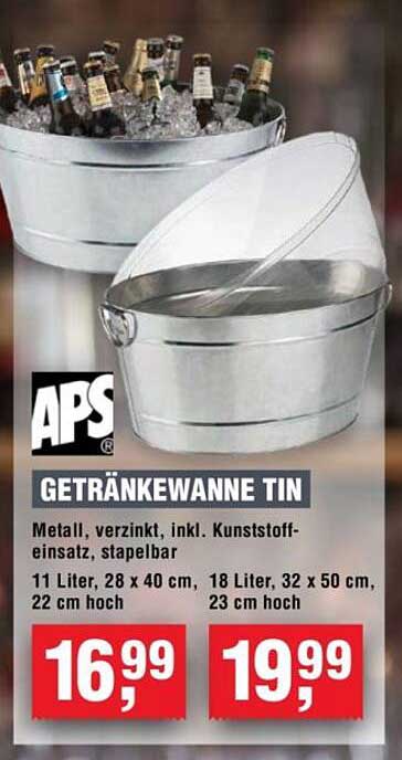 GETRÄNKEWANNE TIN