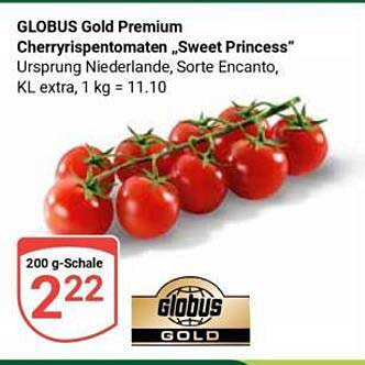 GLOBUS Gold Premium Cherrytomaten „Sweet Princess“