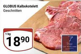 GLOBUS Kalbskotelett Geschnitten