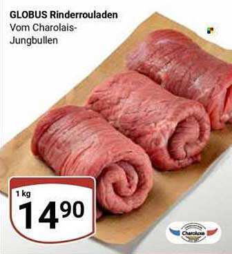 GLOBUS Rinderrouladen Vom Charolais-Jungbullen