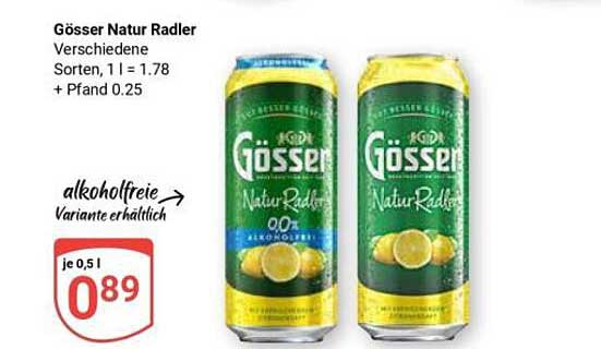 Gösser Natur Radler