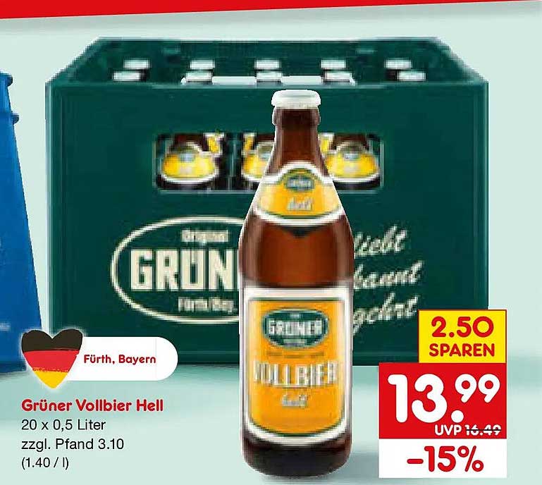 Grüner Vollbier Hell