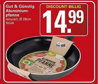 Gut & Günstig Aluminium-pfanne recycelt, Ø 28cm Stück