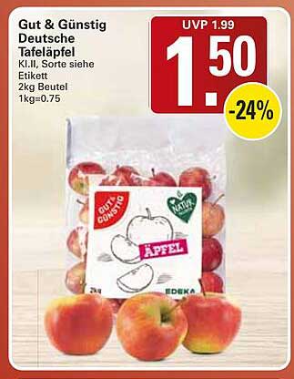 Gut & Günstig Deutsche Tafeläpfel
