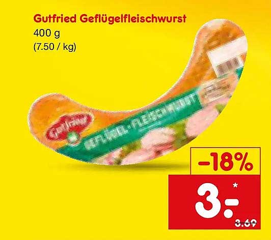 Gutfried Geflügelfleischwurst