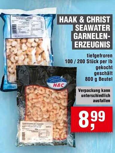 HAAK & CHRIST SEAWATER GARNELEN ERZEUGNIS