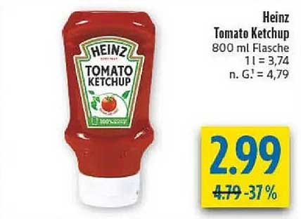 Heinz Tomato Ketchup 800 ml Flasche