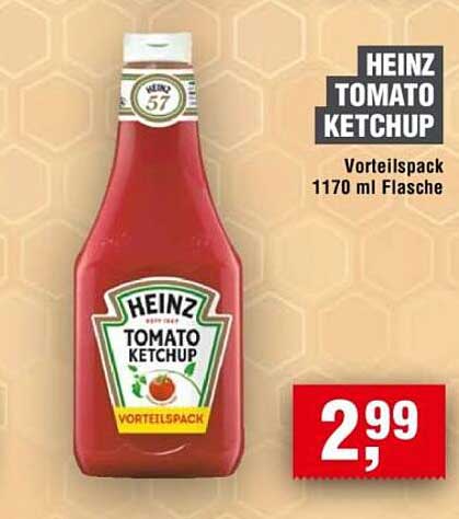 HEINZ TOMATO KETCHUP Vorteils­pack 1170 ml Flasche