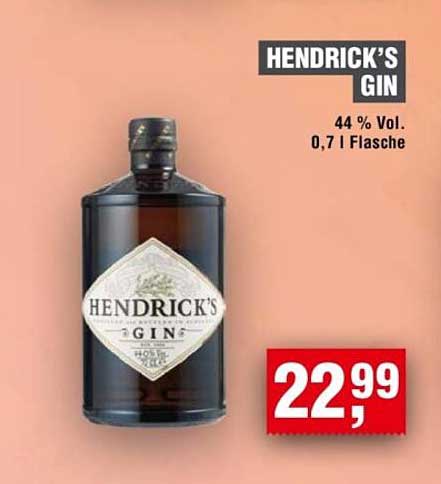 HENDRICK’S GIN