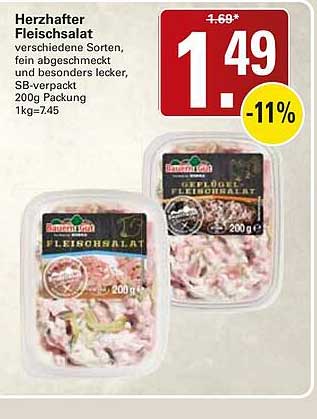 Herzhafter Fleischsalat