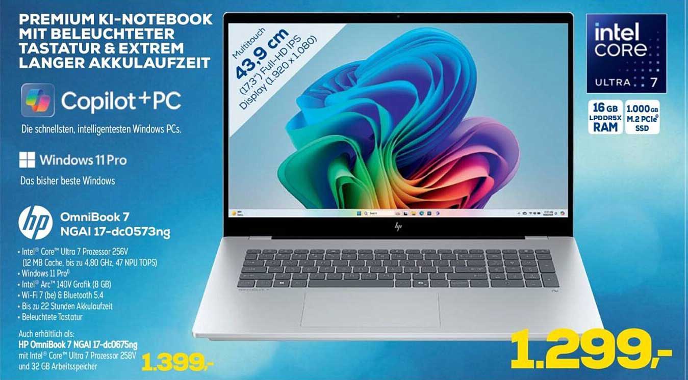 HP OmniBook 7 NGAI 17-dc0573ng