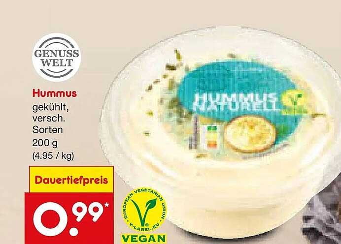 Hummus gekühlt, versch. Sorten 200 g