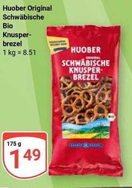 Huober Original Schwäbische Bio Knusper-Brezel