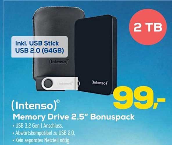 (Intenso) Memory Drive 2,5" Bonuspack