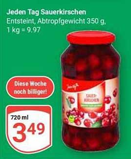Jeden Tag Sauerkirschen