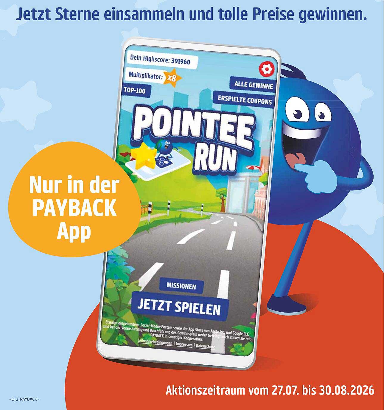 Jetzt Sterne einsammeln und tolle Preise gewinnen.
