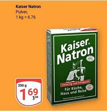 Kaiser Natron Pulver, 1 kg = 6.76