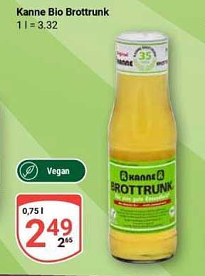 Kanne Bio Brottrunk